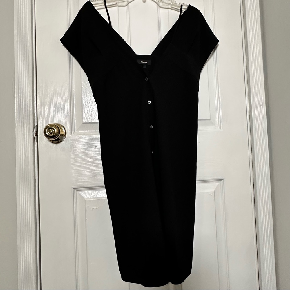 NWOT Theory Cold Shoulder Mini Dress